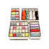 AussieSuperStore Homeware Supplies Foldable Storage Organizer Drawer Dividers Foldable Storage Organizer Drawer Dividers for stationary & Clothing CBNONWAVEBOXX4